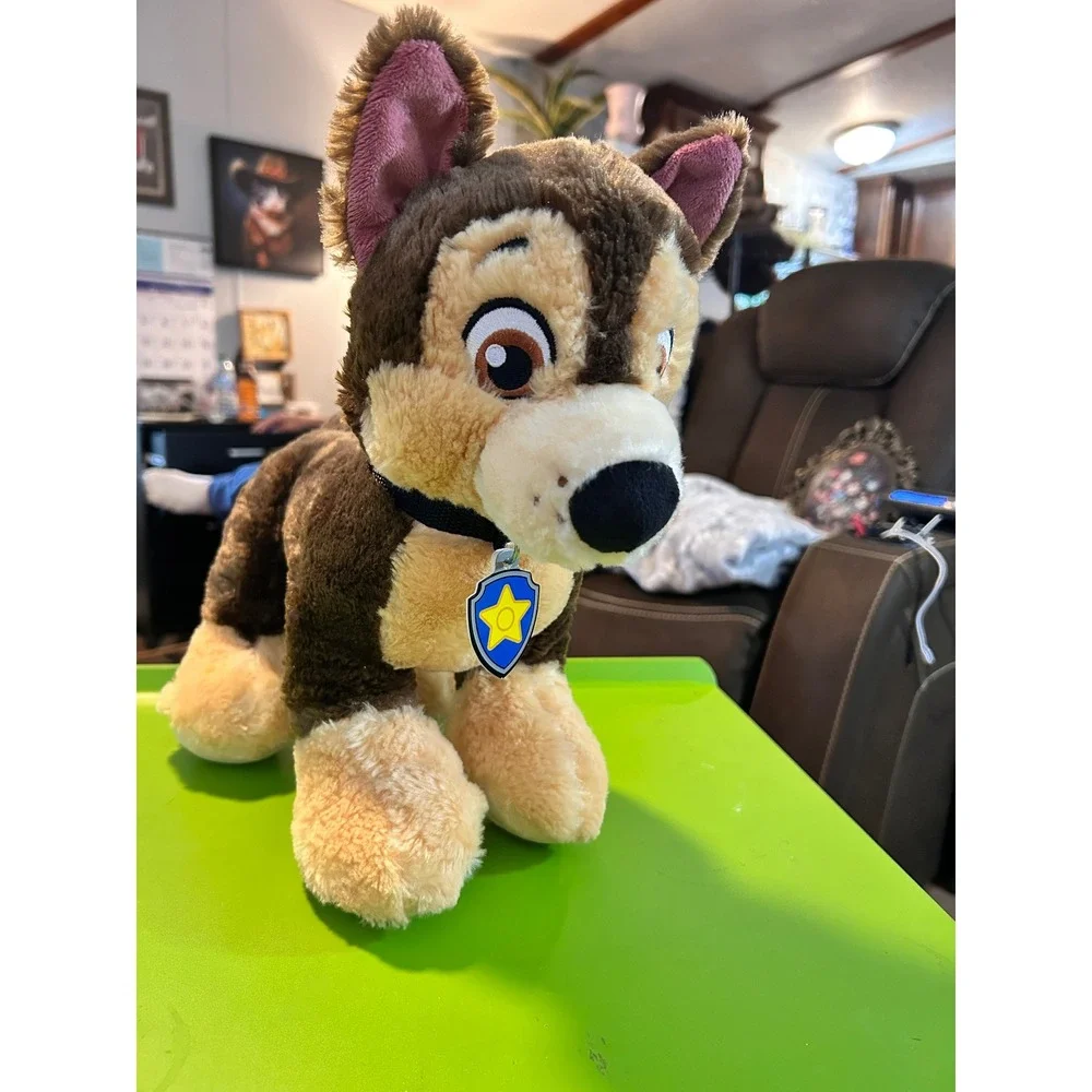 Build-A-Bear Paw Patrol Chase Plush Stuffed Animal German Shepherd Police Dog